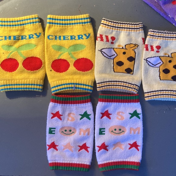 5 pairs toddler girls decorative wristlet warmers - Picture 5 of 6